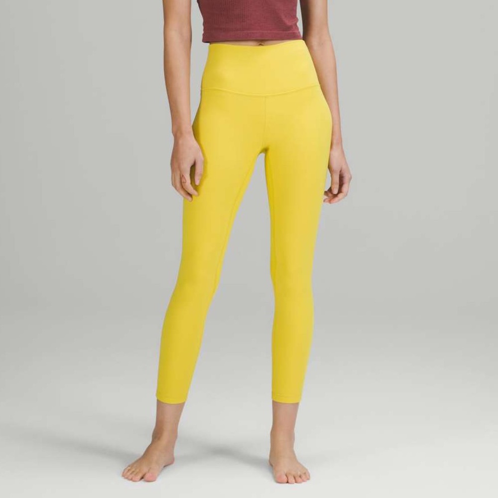 LULULEMON | HIGH RISE ALIGN LEGGINGS 25” IN ‘SOLEIL YELLOW’